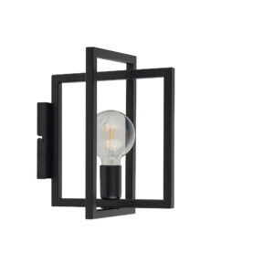 SIGMA LIGHTING – EDEN BLACK KINKIET Z METALOWĄ RAMKĄ