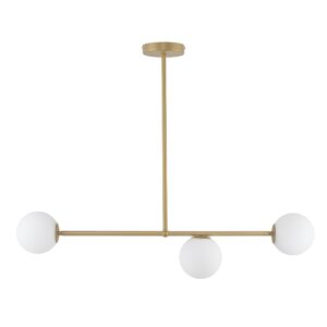 SIGMA LIGHTING – GAMA III ZŁOTY BEŻ PROSTA LAMPA WISZĄCA