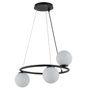 SIGMA LIGHTING – GAMA III BLACK LAMPA WISZĄCA OBRĘCZ