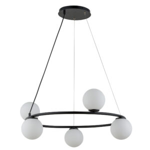 SIGMA LIGHTING – GAMA V BLACK LAMPA WISZĄCA OBRĘCZ
