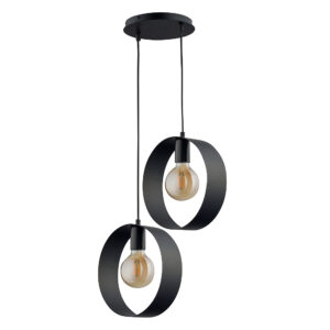 SIGMA LIGHTING – HAPPY II BLACK LAMPA WISZĄCA AUREOLA