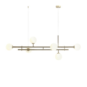 ARTERA –  HARMONY VI GOLD EFEKTOWNA LAMPA WISZĄCA NAD STÓŁ