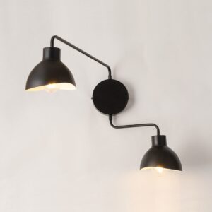SIGMA LIGHTING – HOLI II BLACK KINKIET LOFTOWY