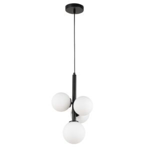 SIGMA LIGHTING – PERLA IV BLACK LAMPA WISZĄCA KULKI