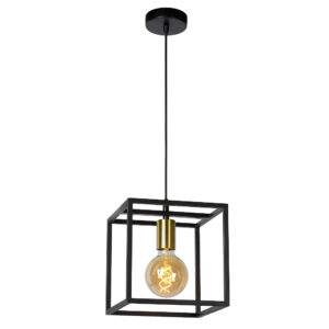 LUCIDE – RUBEN I LOFTOWA LAMPA WISZĄCA METALOWY BOX