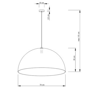 sfera 70 lampa wiszaca lamperiaconcept
