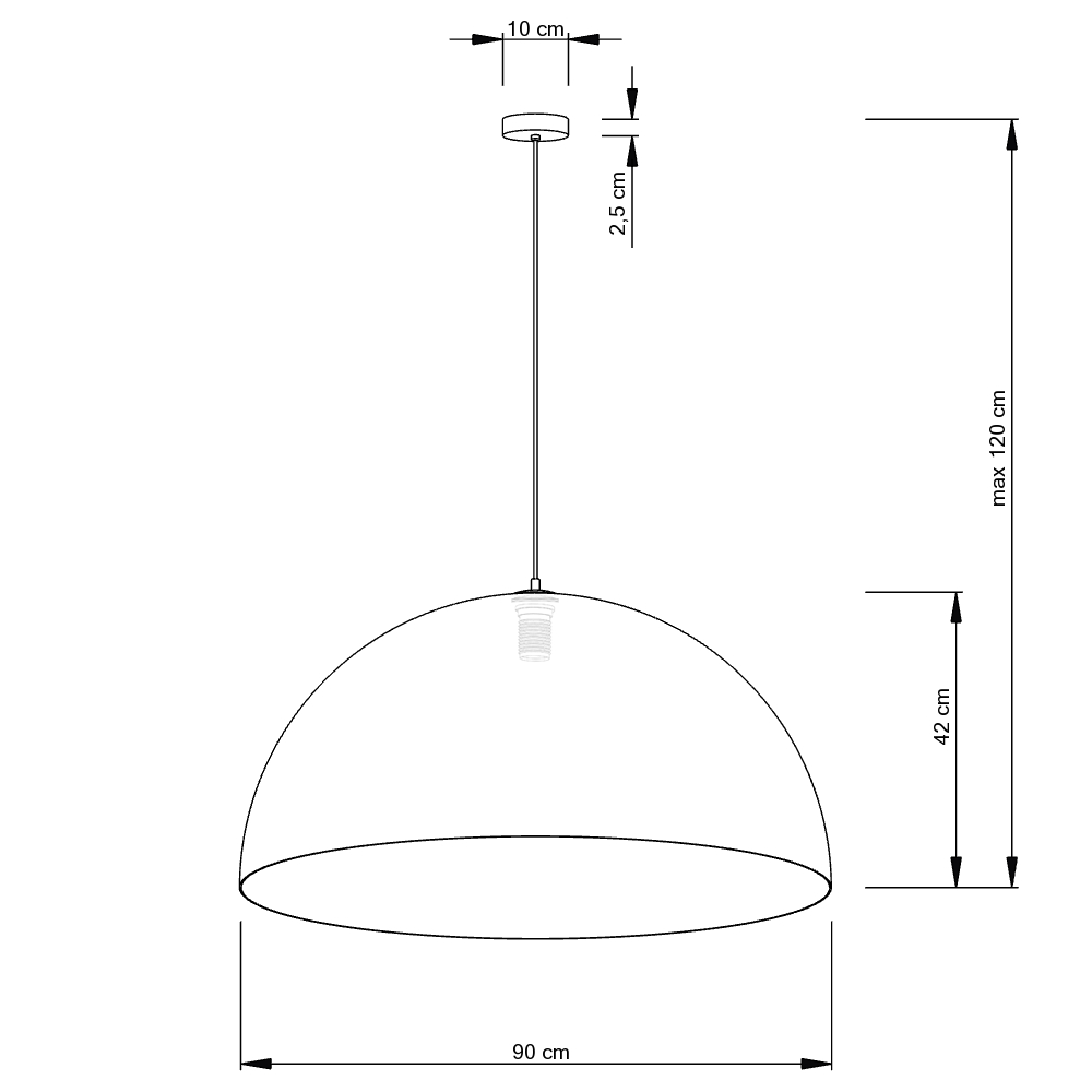 sfera-90-lampa-wiszaca-lamperiaconcept sfera 90 lampa wiszaca lamperiaconcept