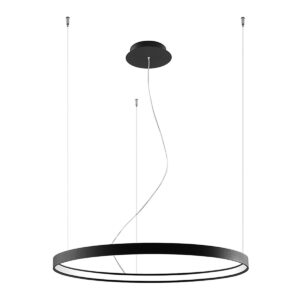 THORO – RIO 78 BLACK 3000K LAMPA WISZĄCA RING LED 90 CRI