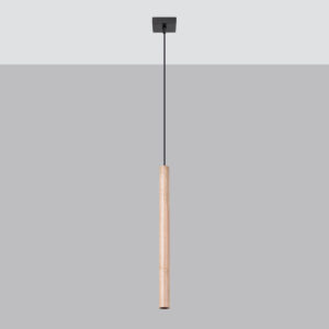 SOLLUX – PASTELO I WOOD LAMPA WISZĄCA RURKA