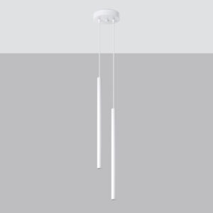 SOLLUX – PASTELO II WHITE LAMPA WISZĄCA RURKI