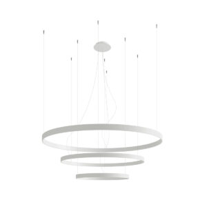 THORO – RIO III WHITE 3000K PIERŚCIENIOWA LAMPA WISZĄCA LED 90 CRI