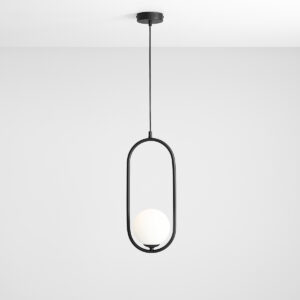 ARTERA – RIVA I BLACK LAMPA WISZĄCA Z OWALNĄ RAMKĄ