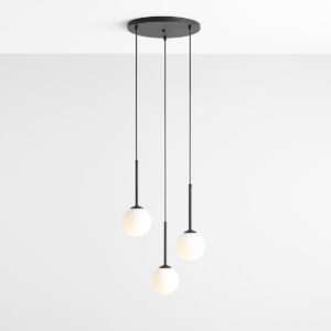 ARTERA – BOSSO III BLACK RING LAMPA WISZĄCA KULKI