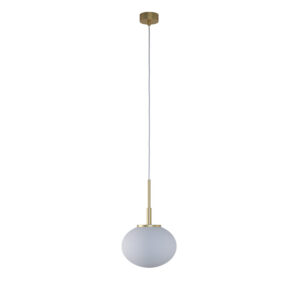CLEONI – OVO 220 GOLD WISZĄCA LAMPA OPAL