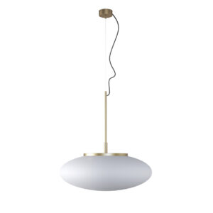 CLEONI – OVAL 550 GOLD WISZĄCA LAMPA OPAL