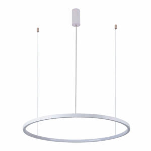 ITALUX – VINOLA 100 WHITE PIERŚCIENIOWA LAMPA WIASZĄCA RING LED