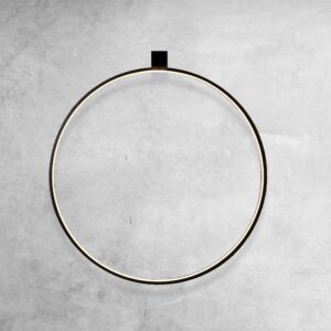 agaro 57 bk pierscieniowy kinkiet ring led1 lamperiaconcept