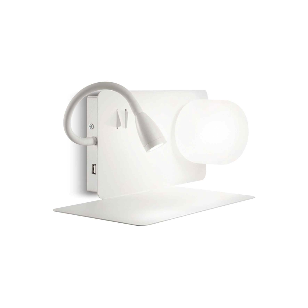 book-1-wh-kinkiet-led-usb-lamperiaconcept book 1 wh kinkiet led usb lamperiaconcept 1