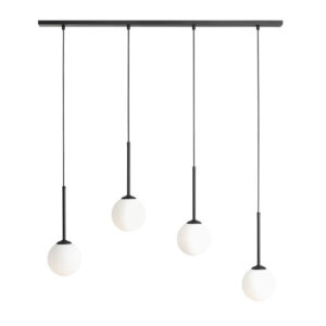 ARTERA – BOSSO IV BLACK PODŁUŻNA LAMPA WISZĄCA KULKI