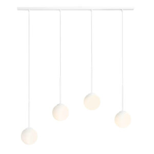 ARTERA – BOSSO IV WHITE PODŁUŻNA LAMPA WISZĄCA KULKI