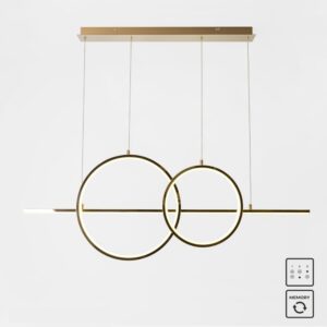 cholet zlota lampa wiszaca okregi 0 lamperiaconcept