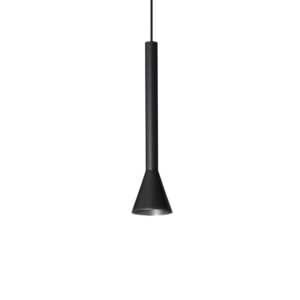 IDEAL LUX – DIESIS SP NERO LAMPA WISZĄCA LED STOŻEK