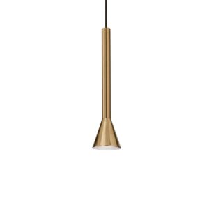 IDEAL LUX – DIESIS SP OTTONE LAMPA WISZĄCA LED STOŻEK