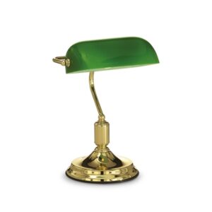 IDEAL LUX – LAWYER TL1 OTTONE BIURKOWA LAMPKA BANKIERKA
