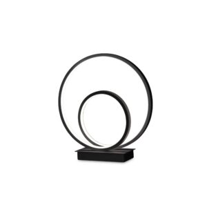 IDEAL LUX – OZ TL ON-OFF NERO PIERŚCIENIOWA LAMPKA LED