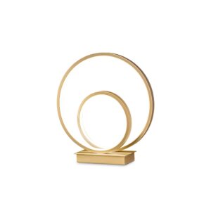 IDEAL LUX – OZ TL ON-OFF OTTONE PIERŚCIENIOWA LAMPKA LED