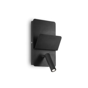 IDEAL LUX – READ AP NERO KINKIET LED USB LAMPKA PRZYŁÓŻKOWA