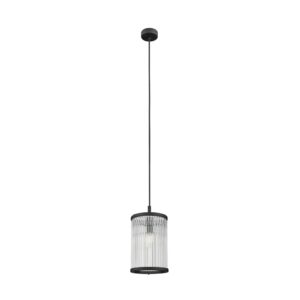 ZUMA LINE – SERGIO S BLACK LAMPA WISZĄCA SZKLANA