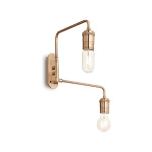 IDEAL LUX – TRIUMPH AP2 OTTONE LOFTOWY KINKIET Z OBRACANYMI RAMIONAMI
