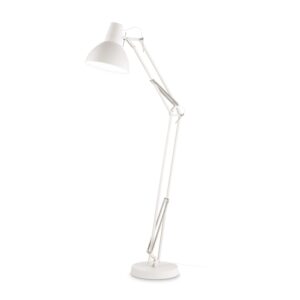IDEAL LUX – WALLY PT1 TOTAL WHITE PODŁOGOWA LAMPA KREŚLARSKA