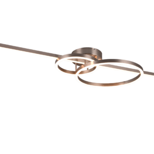 TRIO LIGHTING – MONTILLA NIKEL PLAFON LED OKRĘGI NA PILOTA