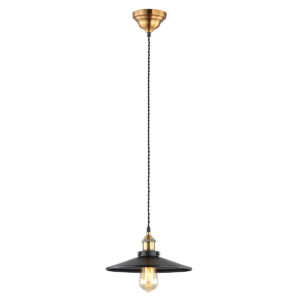 ITALUX – VERDA M LOFTOWA LAMPA WISZĄCA Z PLECIONYM KABLEM