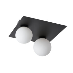 SIGMA LIGHTING – ARGON II BLACK PLAFON KINKIET PROSTOKĄT