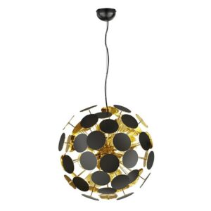 TRIO LIGHTING – DISCALGO BLACK GOLD KULISTA LAMPA WISZĄCA