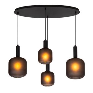 eloise 4 czarna lampa ze szkla lamperiaconcept