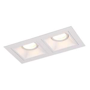 MAXLIGHT – HIT II WHITE PROSTOKĄTNE OCZKA KARTONGIPS