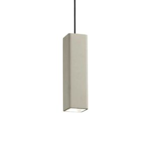 IDEAL LUX – OAK SP1 SQUARE CEMENTO LAMPA WISZĄCA TUBA Z BETONU