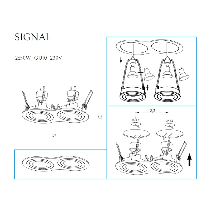 signal-2-oczko-sufitowe-lamperiaconcept signal 2 oczko sufitowe lamperiaconcept