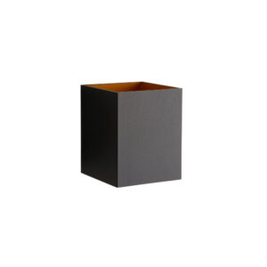 LUCIDE – XERA BLACK SQUARE METALOWY KINKIET