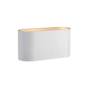 LUCIDE – XERA WHITE OVAL METALOWY KINKIET