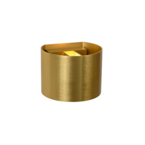 LUCIDE – XIO BRASS OKRĄGŁY KINKIET Z PRZESŁONĄ