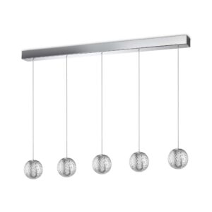 IDEAL LUX – DIAMOND SP5 LAMPA WISZĄCA KRYSZTAŁOWE KULKI LED