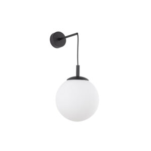 TK LIGHTING – ESME WHITE KINKIET KULKA OPAL