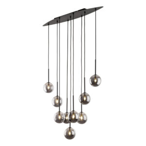 TK LIGHTING – ESTERA IX BLACK KASKADOWA LAMPA WISZĄCA