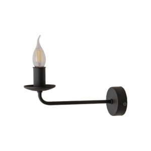 TK LIGHTING – LIMAL CZARNY METALOWY KINKIET