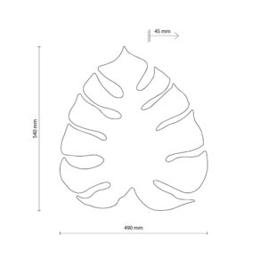 monstera xl kinkiet lisc lamperiaconcept